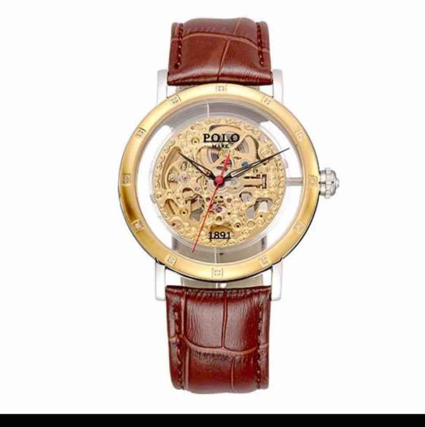 polo mark悬浮全镂空真钻机械腕表(新)